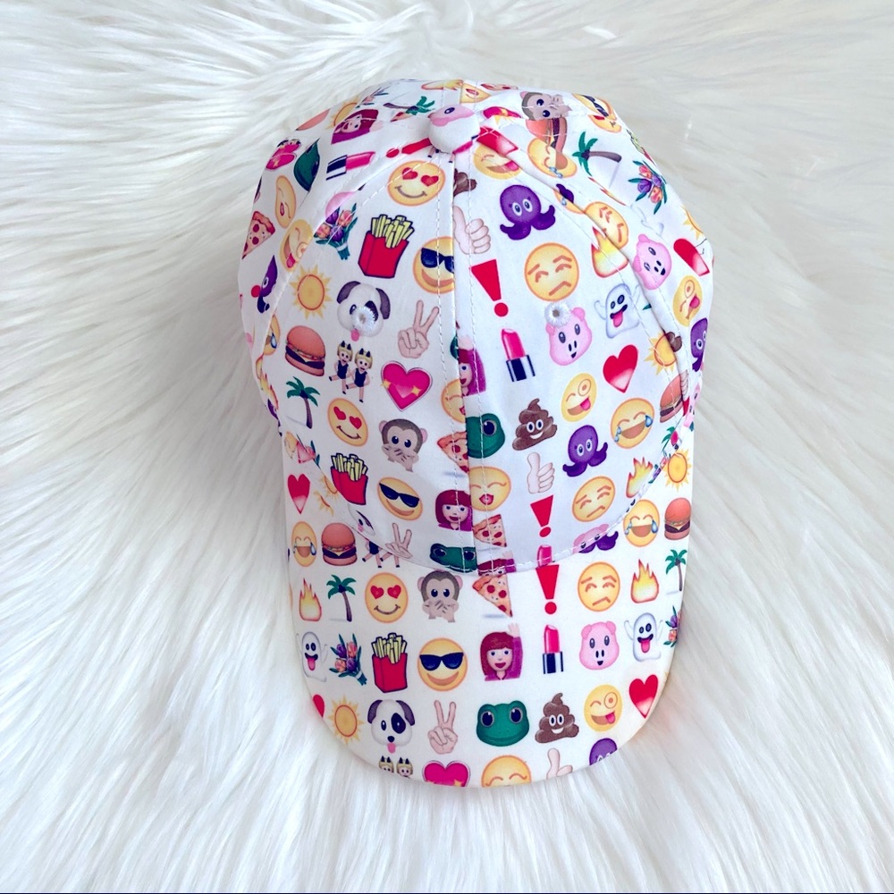 Adjustable Emoji Baseball Hat